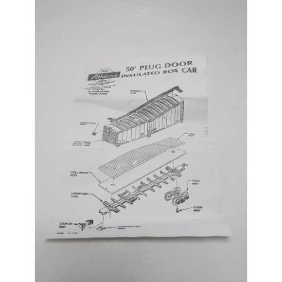 Athearn 05262 Canadian Pacific Plug Door Box Car #78000 HO Scale Model Train - Picture 15 of 16